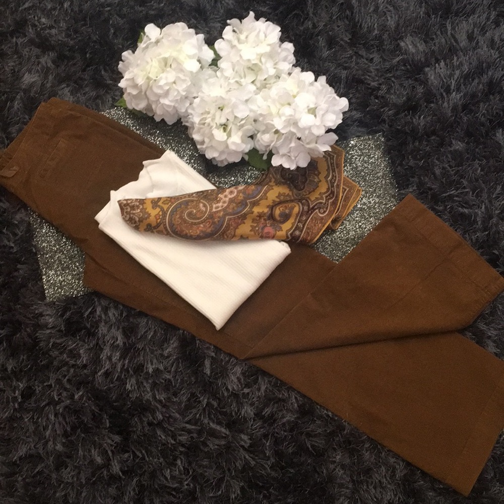 J Jill Brown Corduroy Pants - Picture 2 of 8